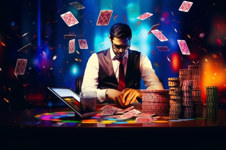 Live Sic Bo Dadu table with three dice and betting grid on wining288